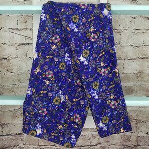 Purple Floral Leggings